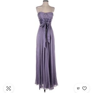 BCBGMAXAZRIA Silk Strapless Dress 6